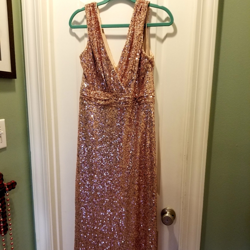 Gown with accessories